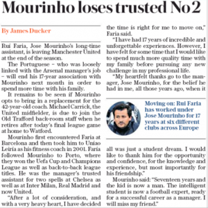 13 may 2018 daily telegraph faria