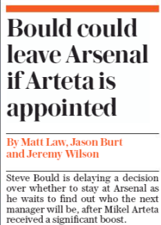 Surprise sacking at Arsenal as 6 coaches go 3 15 may 2018 daily telegraph bould