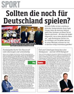 Angela Merkel defends 'thoughtless' Mesut Ozil who is affected by whistles 7 16 may 2018 morgenpost ozil gundogan