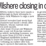 8 may 2018 daily mail wilshere stay