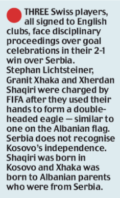 Lichtsteiner charged by FIFA, faces two-match ban 2 180625 daily mail lichtsteiner charged