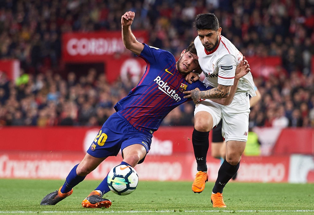 Sevilla v FC Barcelona La Liga 1529401904