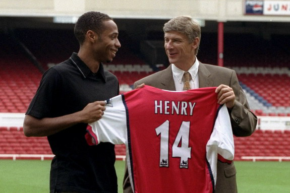 Sign of the times? Just 8 Gunners in World Cup squads excluding Lichtsteiner 2 Thierry Henry Arsene Wenger Sponsored Post Image