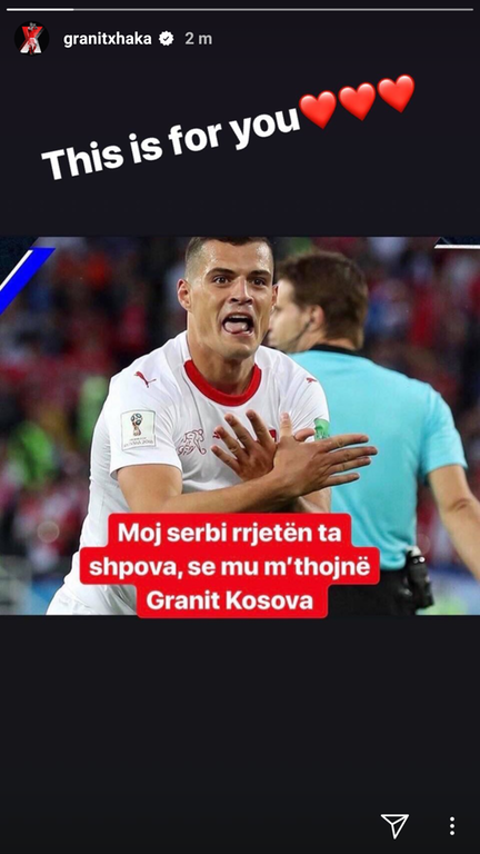 granit xhaka instagram