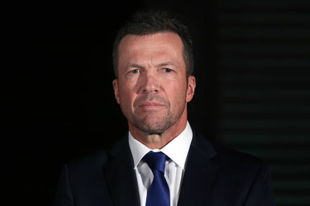 BERLIN, GERMANY - MARCH 27: Lothar Matthaeus, newly elected president of the Club of Former National Players, prior to the friendly match between G...