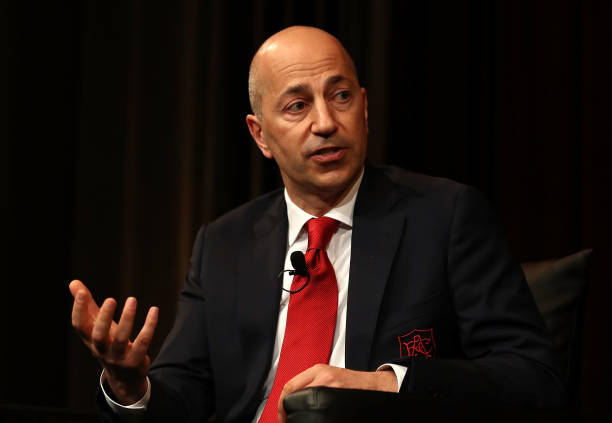 SYDNEY, AUSTRALIA - JULY 14: Arsenal FC CEO Ivan Gazidis speaks during the Western Sydney Wanderers Gold Star Luncheon at The Westin on July 14, 20...