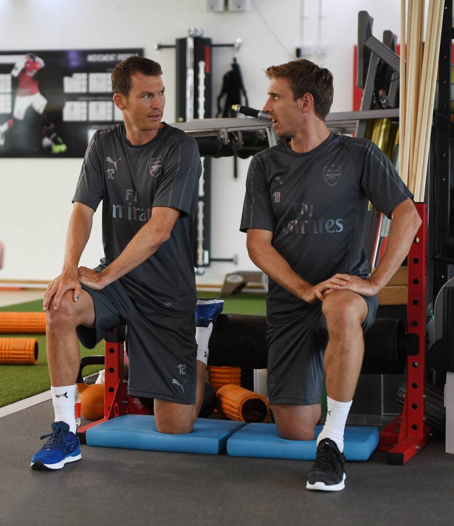 Unai Emery to make 11 changes: Predicted Arsenal lineup vs Southampton 2 ST ALBANS, ENGLAND - JULY 30: of Arsenal during a training session at London Colney on July 30, 2018 in St Albans, England. (Photo by Stuart MacFarlane/Arsenal FC via Getty Images)