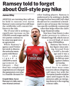 180821 evening standard ramsey