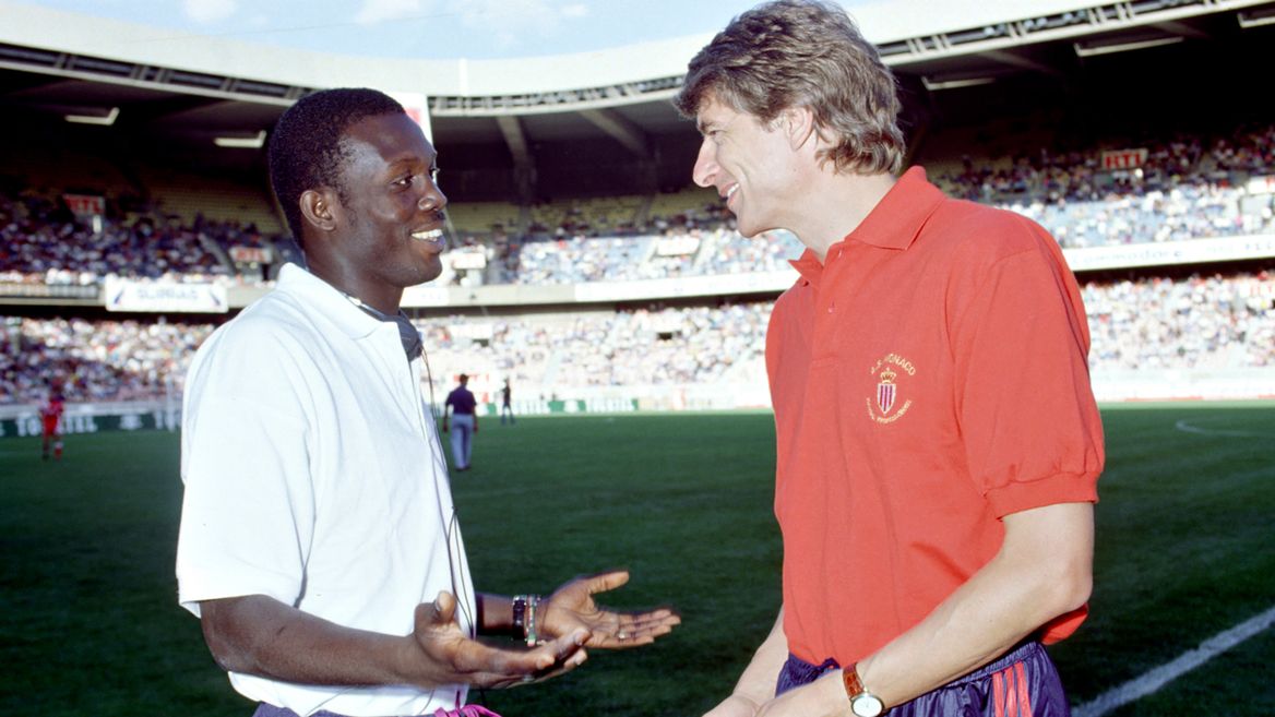 george weah arsene wenger 2