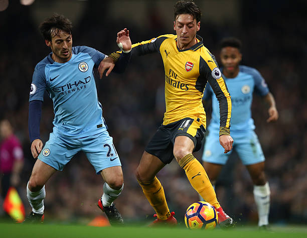 mesut ozil david silva