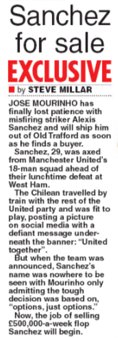 180930 alexis sanchez for sale