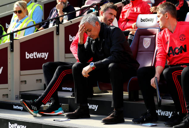 jose mourinho v west ham