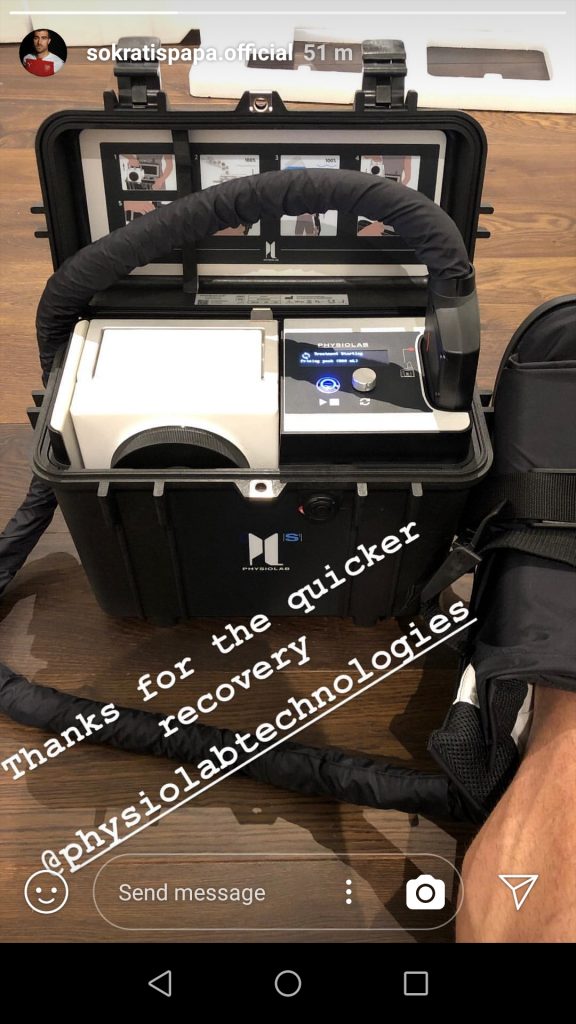 Sokratis Papastathopoulos hints at 'quicker recovery' from injury 2 Sokratis Papastathopoulos via Instagram