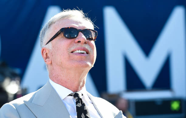 LOS ANGELES, CA - SEPTEMBER 27: Stan Kroenke makes an appearance ahead of the game between the Los Angeles Rams and the Minnesota Vikings at Los An...