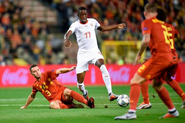Former Arsenal captain picks up hamstring injury 2 thomas vermaelen belgium v switzerland