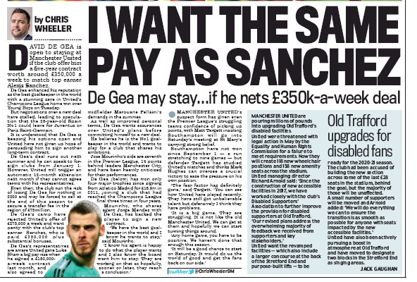 Alexis Sanchez continuing to cause problems for Manchester United 3 Daily Mail 29 November 2018