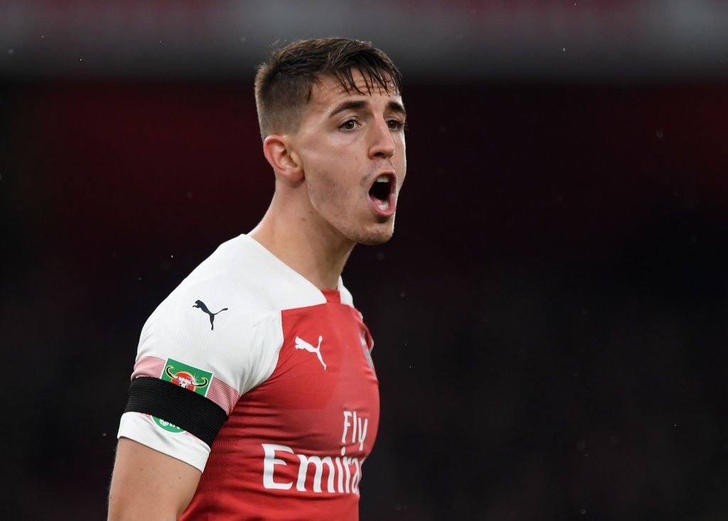 Julio Pleguezuelo admits he's 'so happy' to be joining FC Twente 3 LONDON, ENGLAND - OCTOBER 31: Julio Pleguezuelo of Arsenal during the Carabao Cup Fourth Round match between Arsenal and Blackpool at Emirates Stadium on October 31, 2018 in London, England. (Photo by Shaun Botterill/Getty Images)