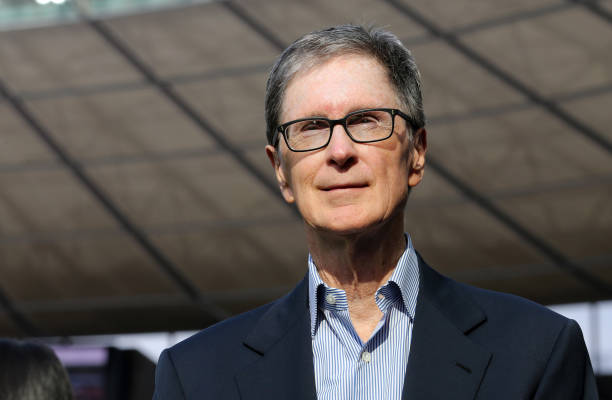 BERLIN, GERMANY - JULY 29: Club owner John Henry of Liverpool looks on prior to the pre season friendly match between Hertha BSC and FC Liverpool a...