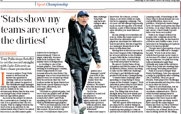 Tony Pulis refuses to deny Arsenal allegations 5 181215 daily telegraph tony pulis