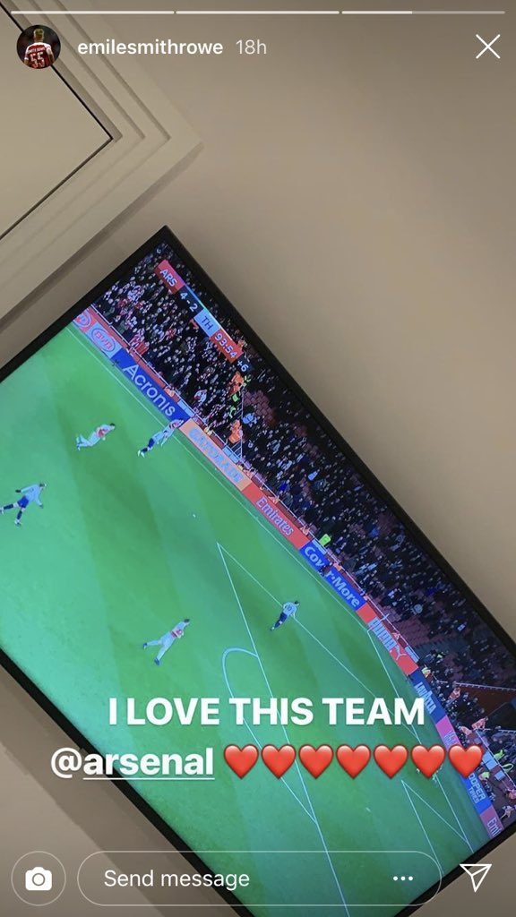 Emile Smith Rowe via Instagram