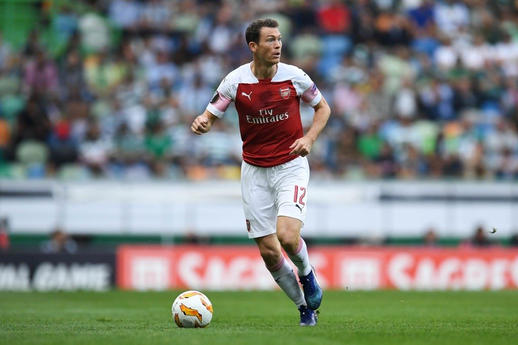 Unai Emery to make 2 changes: Predicted Arsenal lineup vs Huddersfield Town 2 LISBON, PORTUGAL - OCTOBER 25: Stephan Lichteiner of Arsenal FC runs with the ball during the UEFA Europa League Group E match between Sporting CP and Arsenal at Estadio Jose Alvalade on October 25, 2018 in Lisbon, Portugal. (Photo by David Ramos/Getty Images)