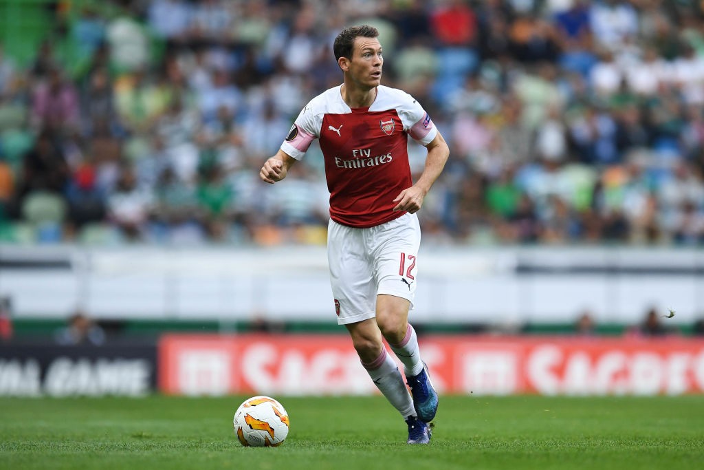 13 players named to leave Arsenal, how many did? 2 LISBON, PORTUGAL - OCTOBER 25: Stephan Lichteiner of Arsenal FC runs with the ball during the UEFA Europa League Group E match between Sporting CP and Arsenal at Estadio Jose Alvalade on October 25, 2018 in Lisbon, Portugal. (Photo by David Ramos/Getty Images)