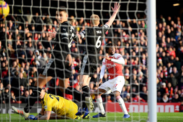 Referee says Arsenal goal should have been ruled out 2 alex iwobi goal v burnley