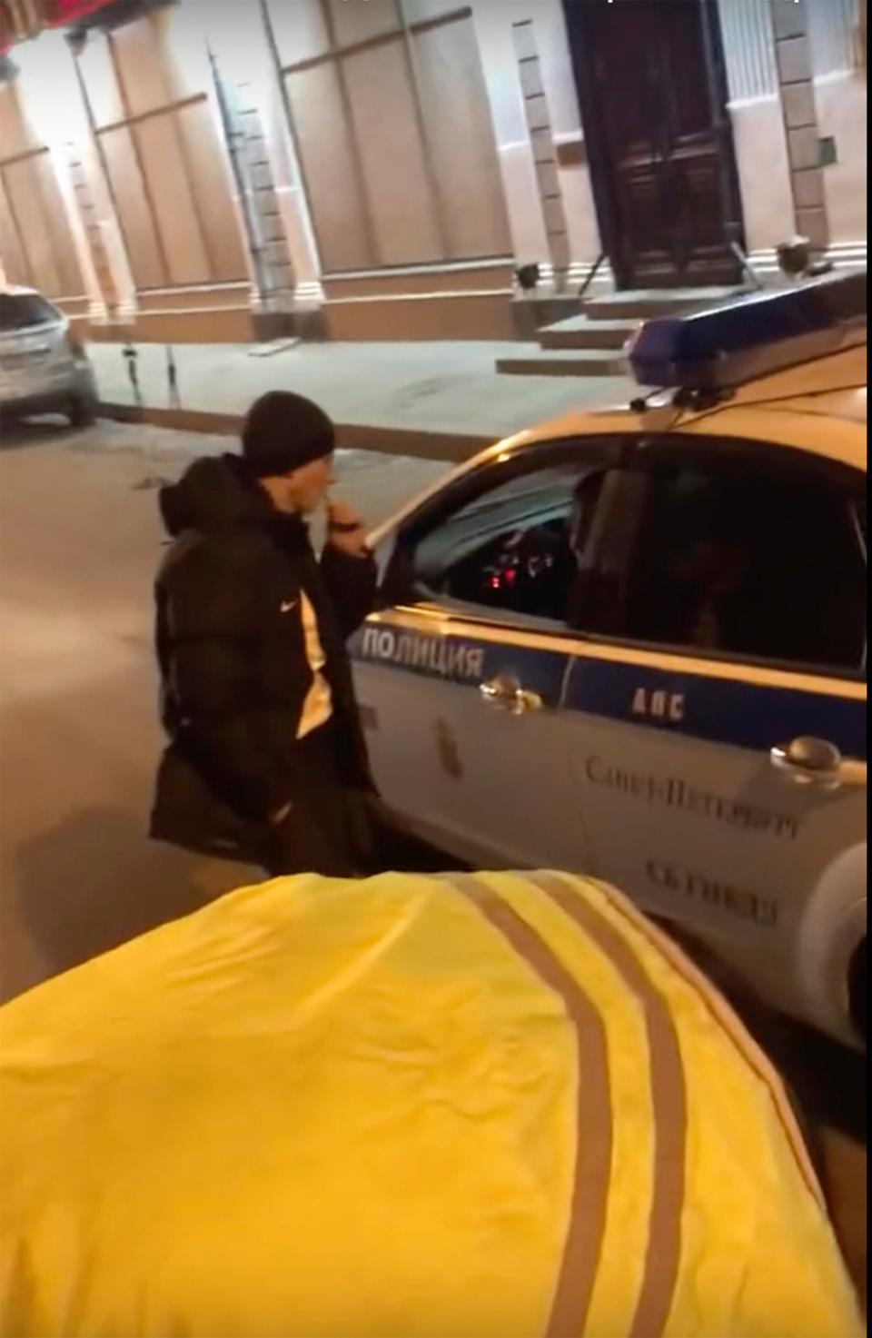 arshavin and police