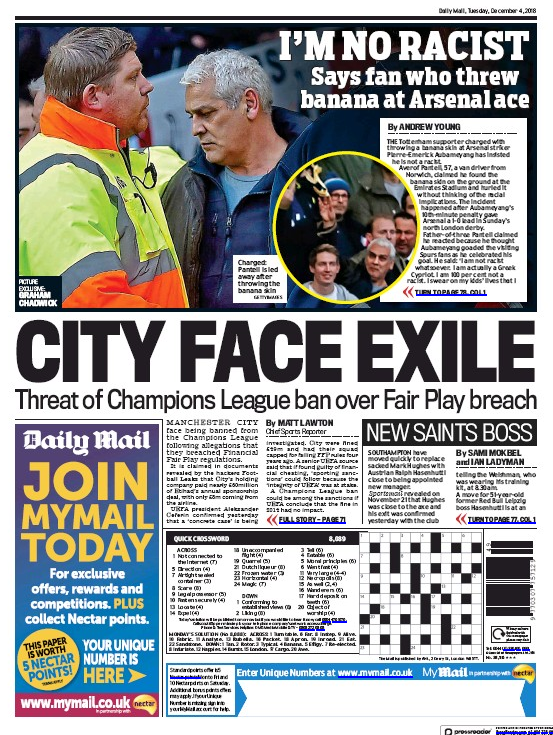 daily mail no racists 1