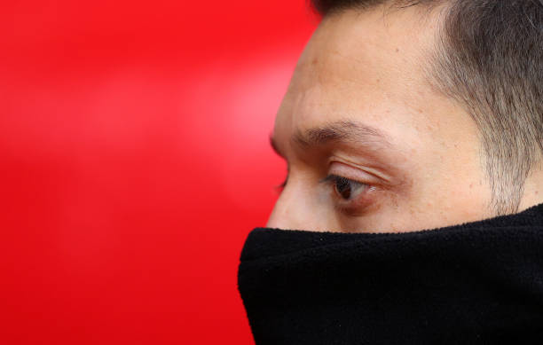 SOUTHAMPTON, ENGLAND - DECEMBER 16: Mesut Ozil of Arsenal ahead of the Premier League match between Southampton FC and Arsenal FC at St Mary's Stad...