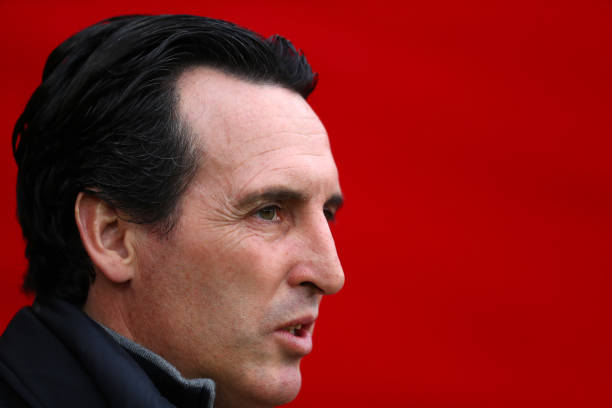 SOUTHAMPTON, ENGLAND - DECEMBER 16: Unai Emery manager / head coach of Arsenal during the Premier League match between Southampton FC and Arsenal F...