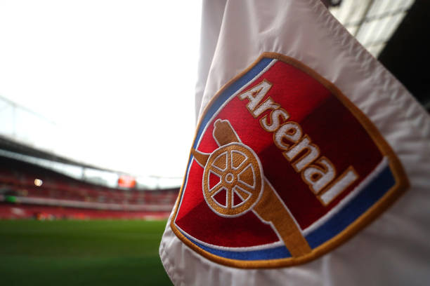 LONDON, ENGLAND - JANUARY 19: A detailed view of the corner flag prior to the Premier League match between Arsenal FC and Chelsea FC at Emirates St...