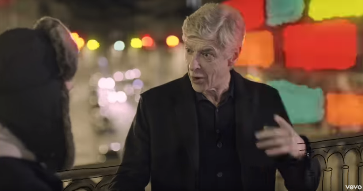 arsene wenger in music video