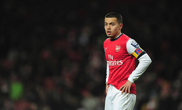 LONDON, ENGLAND - MARCH 25: Nico Yennaris of Arsenal U19 in action during the NextGen Series Quarter Final match between Arsenal U19 and PFC CSKA U...
