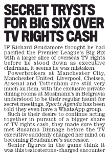 190211 daily mail secret top 6 meetings