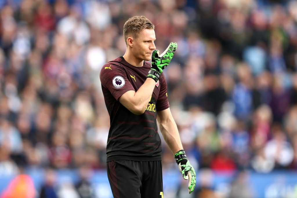 Bernd Leno: I'm eager to start the Europa League final 2 LEICESTER, ENGLAND - APRIL 28: Bernd Leno of Arsenal during the Premier League match between Leicester City and Arsenal FC at The King Power Stadium on April 28, 2019 in Leicester, United Kingdom. (Photo by Marc Atkins/Getty Images)