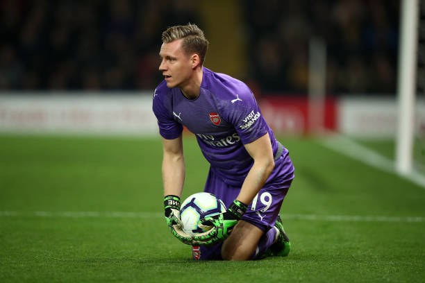 Bernd Leno: I'm eager to start the Europa League final 3 WATFORD, ENGLAND - APRIL 15: Bernd Leno of Arsenal gathers the ball during the Premier League match between Watford FC and Arsenal FC at Vicarage Road on April 15, 2019 in Watford, United Kingdom. (Photo by Marc Atkins/Getty Images)