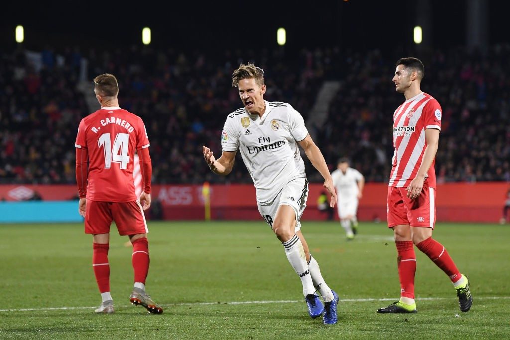 Arsenal and Manchester United submit proposals for Real Madrid's Marcos Llorente 2 Girona v Real Madrid Copa del Rey Quarter Final 1557493485