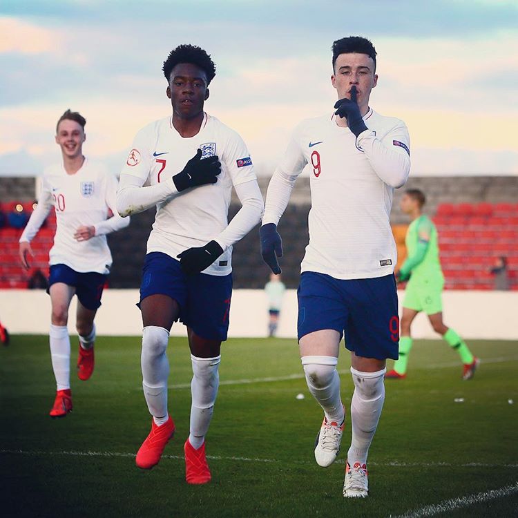 Sam Greenwood with England (Photo via Instagram / England)