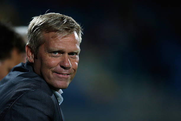 WAALWIJK, NETHERLANDS - AUGUST 31: Go Ahead Eagles Manager / Head Coach, Foeke Booy looks on during the Eredivisie match between RKC Waalwijk and G...