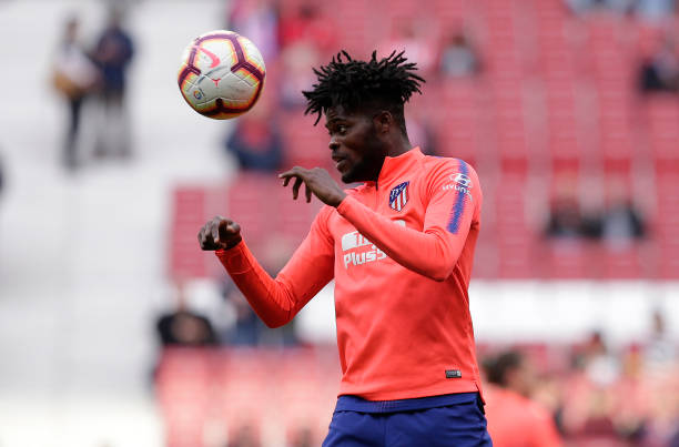 Arsenal sign another freebie as Aubameyang deal done: Arsenal news & gossip roundup 48 MADRID, SPAIN - APRIL 02: Thomas Partey of Atletico Madrid warms up prior to the La Liga match between Club Atletico de Madrid and Girona FC at Wanda Metropolitano on April 02, 2019 in Madrid, Spain. (Photo by Gonzalo Arroyo Moreno/Getty Images)