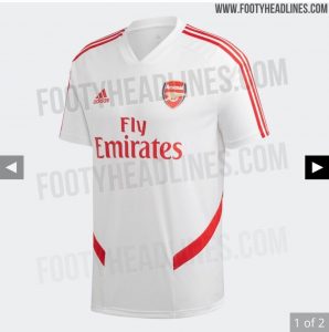arsenal training top