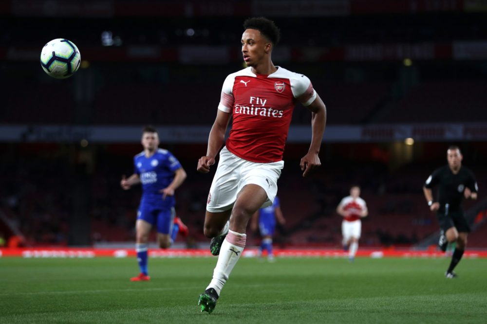 Cohen Bramall: I'll never forget my time at Arsenal 2 LONDON, ENGLAND - APRIL 26: Cohen Bramall of Arsenal in action during the Premier League 2 match between Arsenal and Leicester City at Emirates Stadium on April 26, 2019 in London, England. (Photo by Naomi Baker/Getty Images)