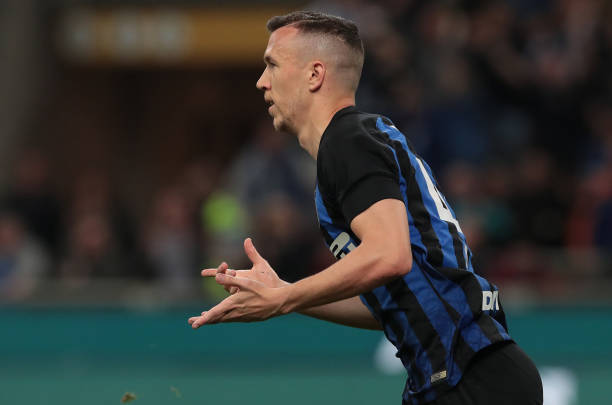 Inter Milan set to loan Ivan Perisic with option to buy despite denying Arsenal that deal 2 MILAN, ITALY - APRIL 20: Ivan Perisic of FC Internazionale celebrates after scoring the equalizer during the Serie A match between FC Internazionale and AS Roma at Stadio Giuseppe Meazza on April 20, 2019 in Milan, Italy. (Photo by Emilio Andreoli/Getty Images)