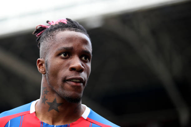 LONDON, ENGLAND - MAY 12: Wilfried Zaha of Crystal Palace during the Premier League match between Crystal Palace and AFC Bournemouth at Selhurst Pa...