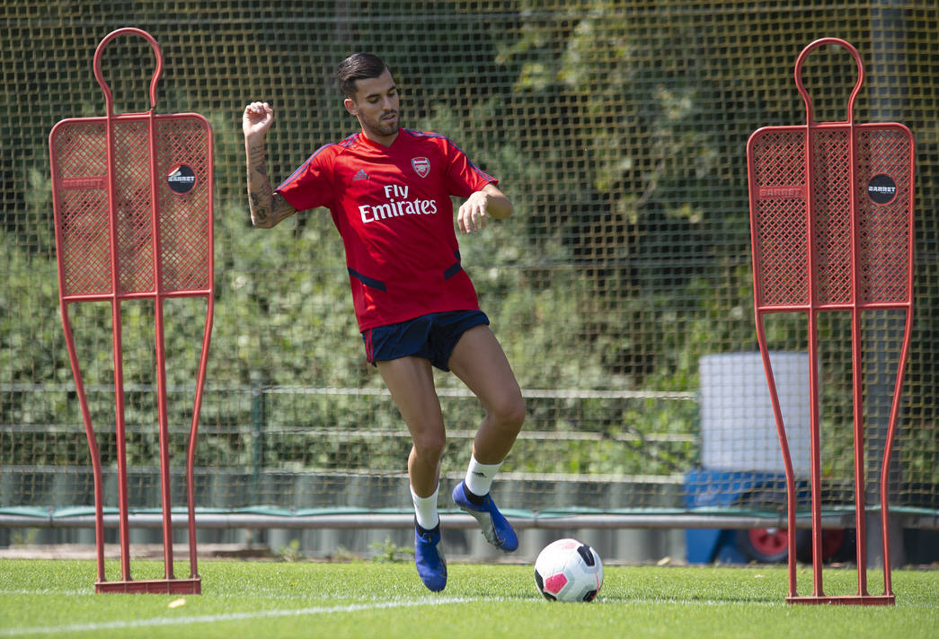 Zinedine Zidane explains why he sent Dani Ceballos on loan to Arsenal 2 Dani Ceballos in training with Arsenal (Photo via Arsenal.com)