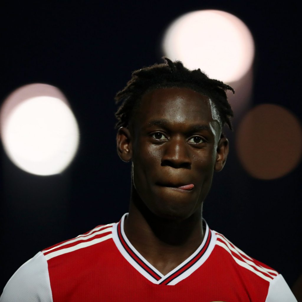 Folarin Balogun (Photo via Twitter / ArsenalAcademy)