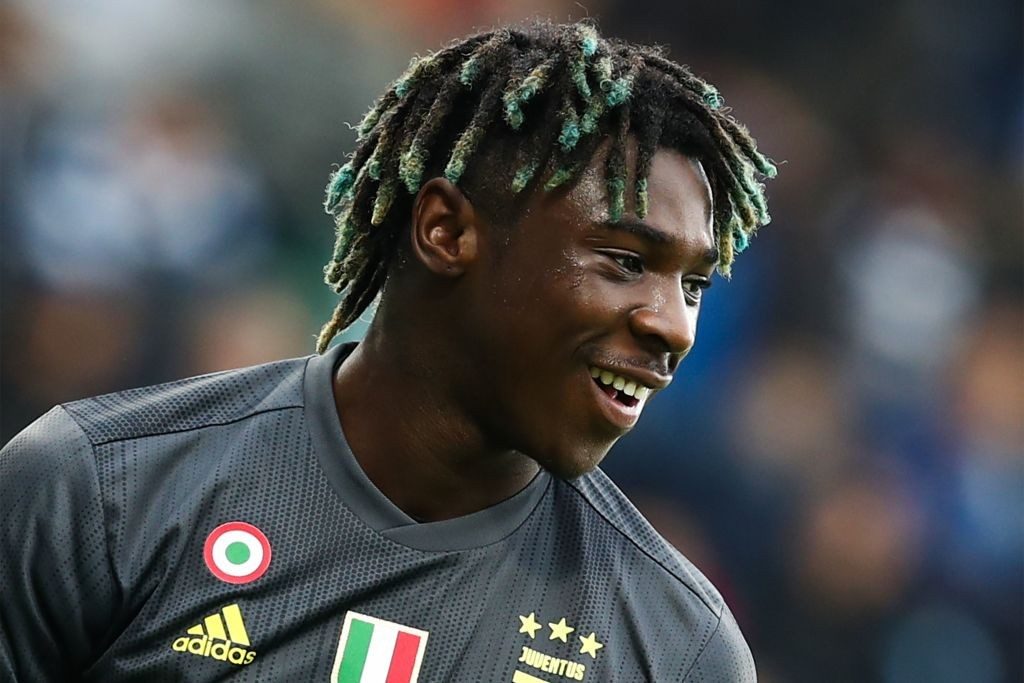 Di Marzio: Arsenal interested in Juventus' Moise Kean 2 Juventus' Italian forward Moise Kean celebrates after opening the scoring during the Italian Serie A football match SPAL 2013 vs Juventus on April 13, 2019, at the Paolo-Mazza stadium in Ferrara. (Photo by Isabella BONOTTO / AFP / Getty Images)