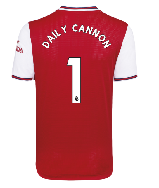 daily cannon arsenal shirt