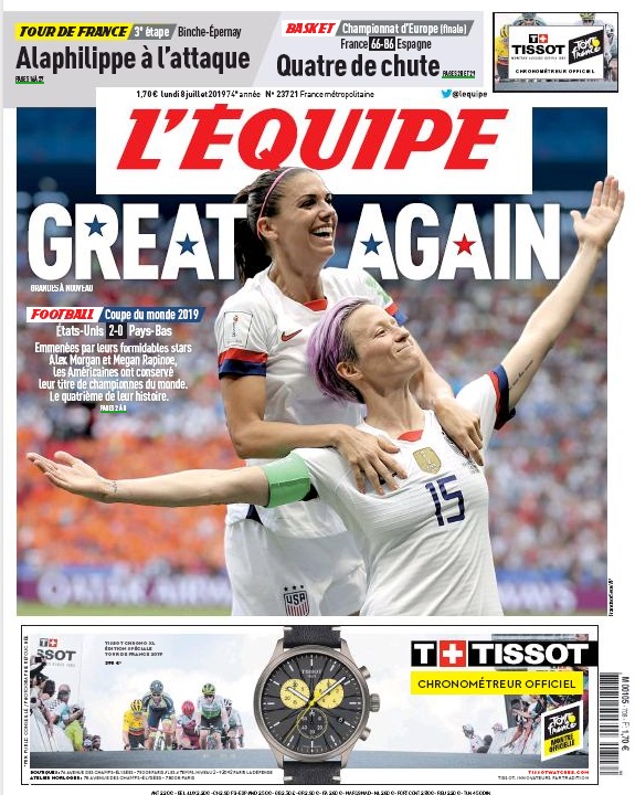 lequipe rapinoe